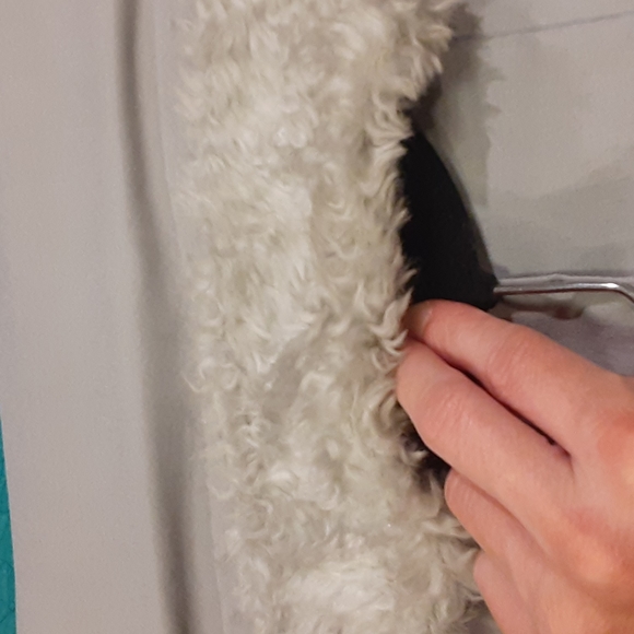 Vintage 90's long Gray Coat - Picture 3 of 9